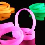 Schwarzlicht Silikonarmband Neon Pink Schwarzlicht Silikonarmband Neon Pink
