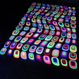Psywork Schwarzlicht Fluo Neon Teppich "Neon Retro" Psywork Schwarzlicht Fluo Neon Teppich "Neon Retro"