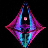 Schwarzlicht Psywork 3D String Art Deko Raute "Night Out" Schwarzlicht Psywork 3D String Art Deko Raute "Night Out"