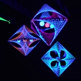 3D String Art Deko Oktaeder "Green Shadow" 3D String Art Deko Oktaeder "Green Shadow"