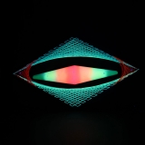 2D String Art Deko Raute "Neon Cone" 2D String Art Deko Raute "Neon Cone"