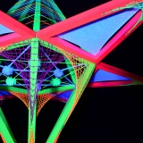 3D Stringart Deko 130x110cm "Neon Flower" 3D Stringart Deko 130x110cm "Neon Flower"